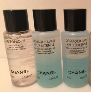 5 bottles of Chanel Skincare